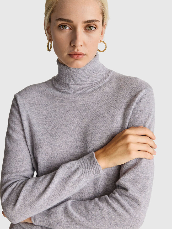 TURTLE NECK SWEATER Women image number 4